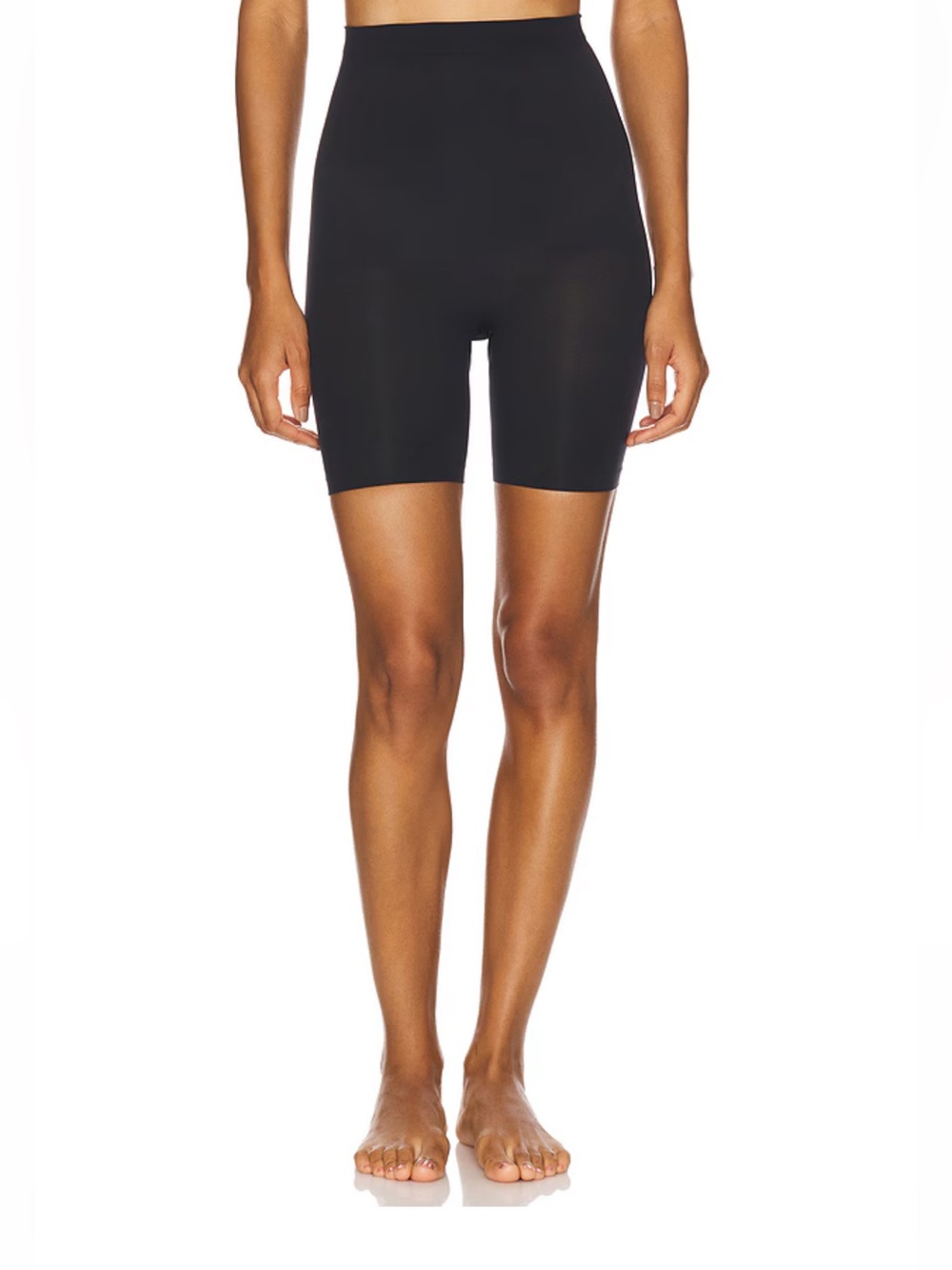 SKIMS Seamless Sculpt Mid Waist Mid Thigh Short - Onyx - Picture 5 of 7